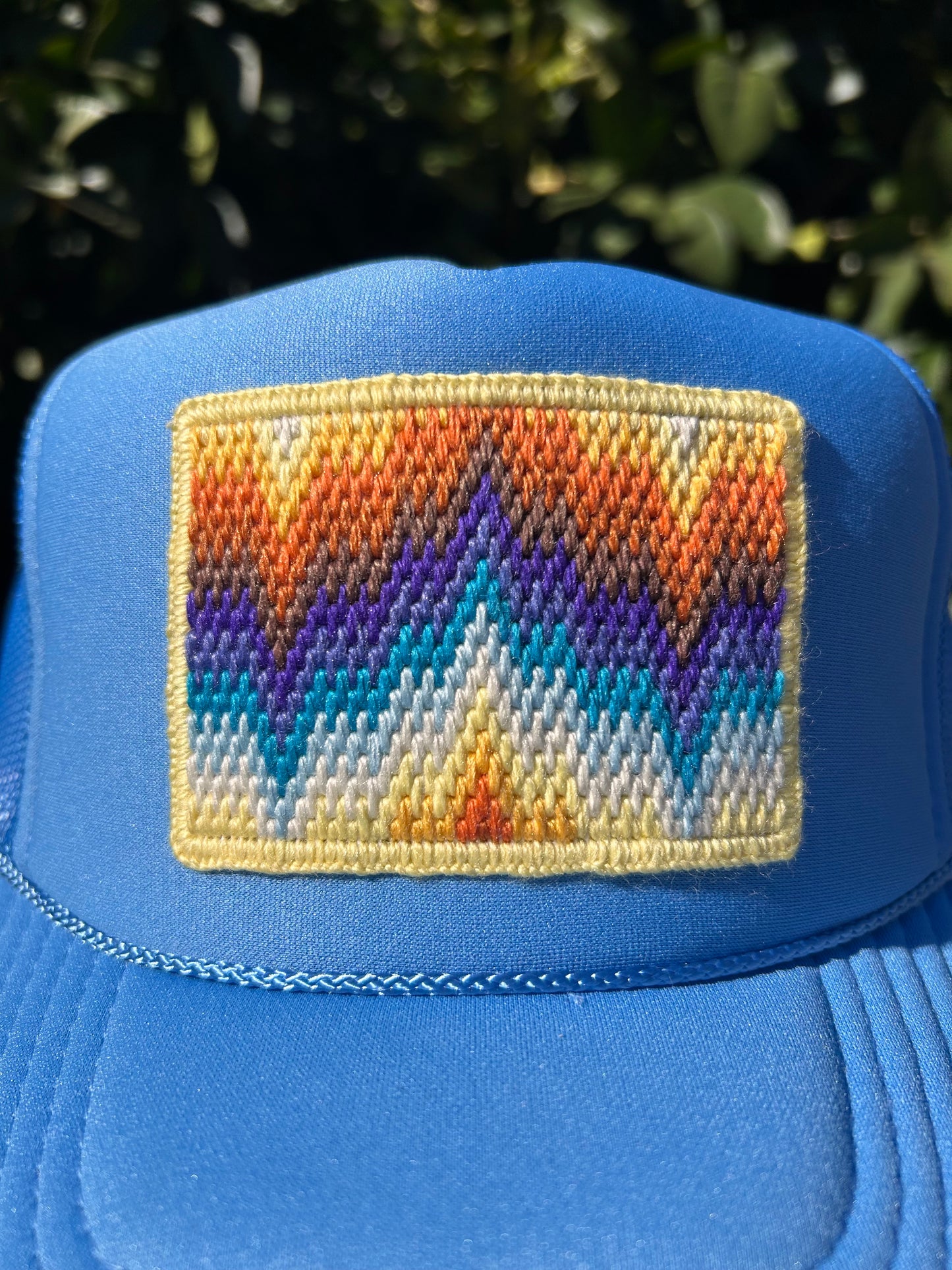 Coastal Blur on Blue