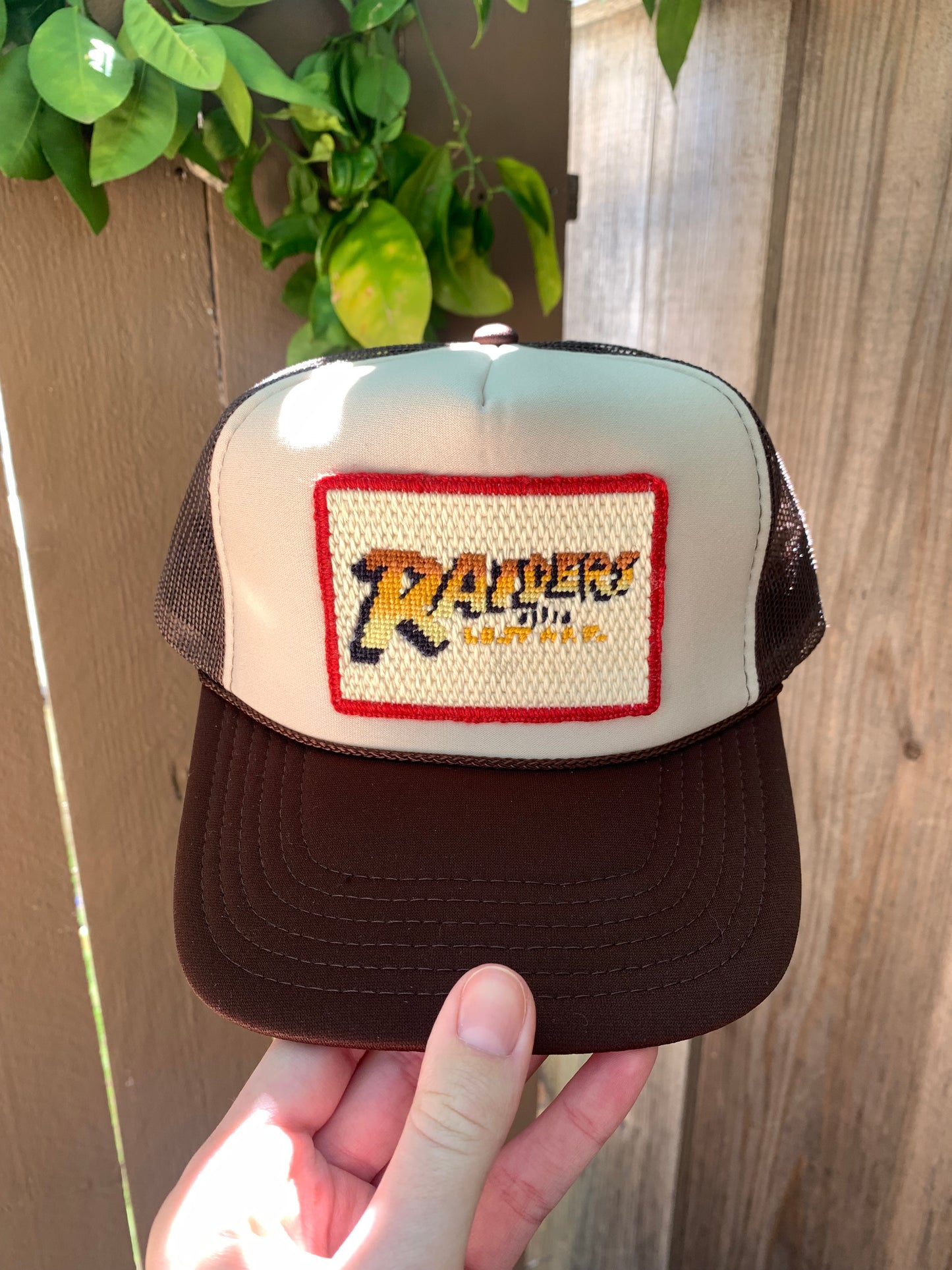 Custom Bargello Patch Trucker